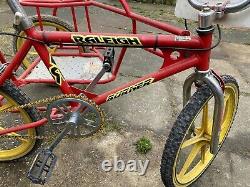 RALEIGH BURNER BMX Bike With Sidecar Side Hack Rare Barn Find Old School Vw