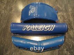 RALEIGH BURNER BMX PAD SET OLD SCHOOL BMX MK1 RALEIGH BMX BLUE VINTAGE BMX 80s
