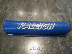 RALEIGH BURNER BMX PAD SET OLD SCHOOL BMX MK1 RALEIGH BMX BLUE VINTAGE BMX 80s