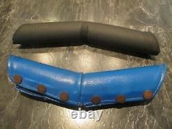 RALEIGH BURNER BMX PAD SET OLD SCHOOL BMX MK1 RALEIGH BMX BLUE VINTAGE BMX 80s