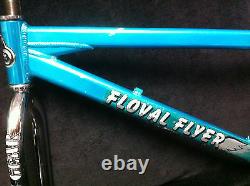 RARE Blue Ano SE FLOVAL FLYER FRAME & LANDING GEAR FORKS Old School BMX Set