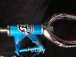 RARE Blue Ano SE FLOVAL FLYER FRAME & LANDING GEAR FORKS Old School BMX Set