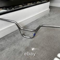 RARE Vintage GT BMX Handlebars, G. T Logo Stamp, Old School, 80s 90s Chrome VGC