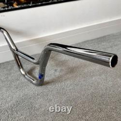 RARE Vintage GT BMX Handlebars, G. T Logo Stamp, Old School, 80s 90s Chrome VGC