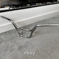 RARE Vintage GT BMX Handlebars, G. T Logo Stamp, Old School, 80s 90s Chrome VGC