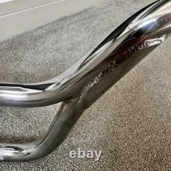 RARE Vintage GT BMX Handlebars, G. T Logo Stamp, Old School, 80s 90s Chrome VGC