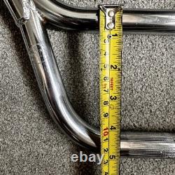 RARE Vintage GT BMX Handlebars, G. T Logo Stamp, Old School, 80s 90s Chrome VGC