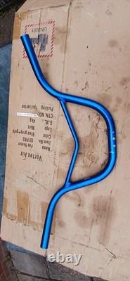 Raleigh Bmx Burner Koizumi Handlebars Ultra Bmx Old Rare Blue 1980's