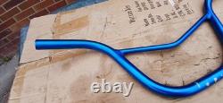 Raleigh Bmx Burner Koizumi Handlebars Ultra Bmx Old Rare Blue 1980's