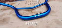 Raleigh Bmx Burner Koizumi Handlebars Ultra Bmx Old Rare Blue 1980's