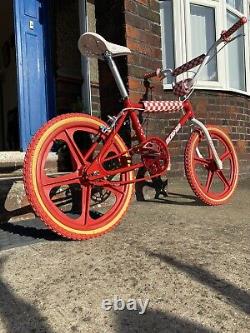 Raleigh Burner Mk1 Gusset-Less Frame Vintage Made In England Old School BMX Bike