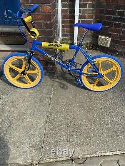 Raleigh Burner Mk2 Vintage Made In England Old School BMX Mag Tuff Blue Burner