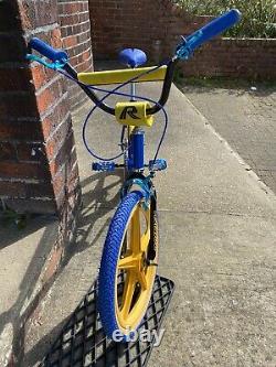 Raleigh Burner Mk2 Vintage Made In England Old School BMX Mag Tuff Blue Burner