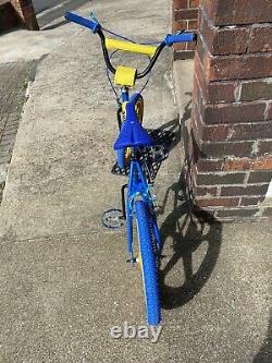 Raleigh Burner Mk2 Vintage Made In England Old School BMX Mag Tuff Blue Burner