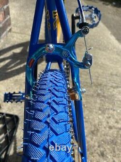 Raleigh Burner Mk2 Vintage Made In England Old School BMX Mag Tuff Blue Burner