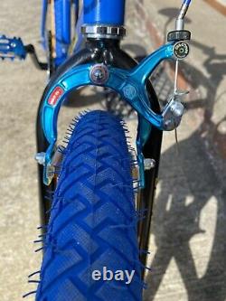 Raleigh Burner Mk2 Vintage Made In England Old School BMX Mag Tuff Blue Burner