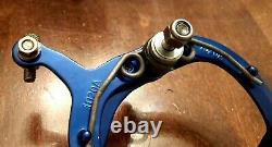 Raleigh Foreign brakes in blue -Old School BMX Raleigh Burner