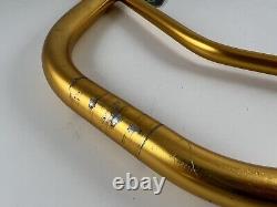 Raleigh Mk1 Ultra Burner Koizumi Handlebar Bars Old School BMX 1983 Alloy Gold