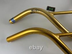 Raleigh Mk1 Ultra Burner Koizumi Handlebar Bars Old School BMX 1983 Alloy Gold