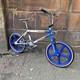 Raleigh Mk 2 Burner Team Special Old School Bmx Bike With Blue Skyway Tuff Wheels