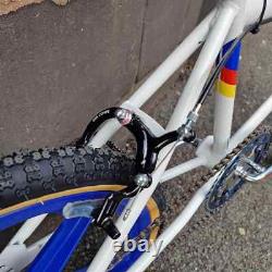 Raleigh Mk 2 Burner Team Special Old School BMX Bike with Blue Skyway Tuff Wheels
