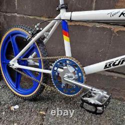 Raleigh Mk 2 Burner Team Special Old School BMX Bike with Blue Skyway Tuff Wheels