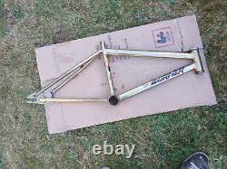 Raleigh Super Burner Bmx Mk2 Mk 2 Frame Old Rare Vintage 1980's Gold