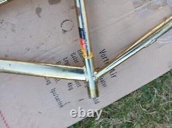 Raleigh Super Burner Bmx Mk2 Mk 2 Frame Old Rare Vintage 1980's Gold