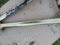 Raleigh Super Burner Bmx Mk2 Mk 2 Frame Old Rare Vintage 1980's Gold