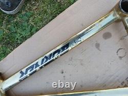 Raleigh Super Burner Bmx Mk2 Mk 2 Frame Old Rare Vintage 1980's Gold