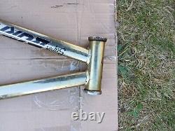 Raleigh Super Burner Bmx Mk2 Mk 2 Frame Old Rare Vintage 1980's Gold