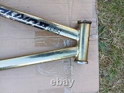 Raleigh Super Burner Bmx Mk2 Mk 2 Frame Old Rare Vintage 1980's Gold