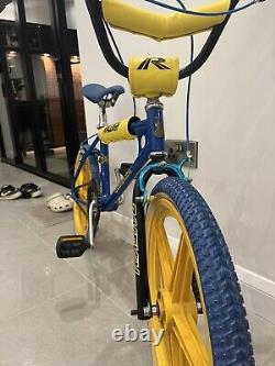 Raleigh Tuff Burner Mk1 1983 Old School BMX Immaculate Condition (Blue & Yellow)