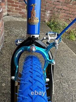 Raleigh Tuff Burner Mk1 82/83 Vintage Made In England Old School BMX mag blue