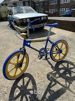 Raleigh Tuff Burner Mk1 83 Vintage Made In England Old School BMX mag blue tuff