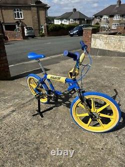 Raleigh Tuff Burner Mk1 83 Vintage Made In England Old School BMX mag blue tuff