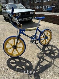 Raleigh Tuff Burner Mk1 83 Vintage Made In England Old School BMX mag blue tuff