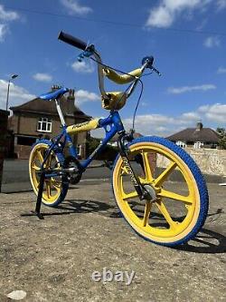 Raleigh Tuff Burner Mk1 83 Vintage Made In England Old School BMX mag blue tuff