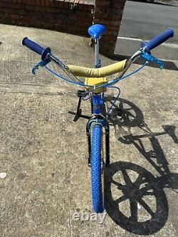 Raleigh Tuff Burner Mk1 83 Vintage Made In England Old School BMX mag blue tuff