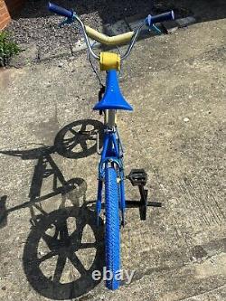 Raleigh Tuff Burner Mk1 83 Vintage Made In England Old School BMX mag blue tuff