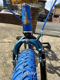 Raleigh Tuff Burner Mk1 83 Vintage Made In England Old School BMX mag blue tuff