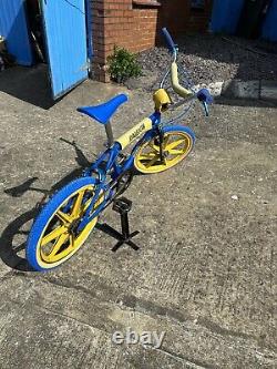 Raleigh Tuff Burner Mk1 83 Vintage Made In England Old School BMX mag blue tuff