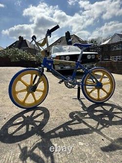 Raleigh Tuff Burner Mk1 83 Vintage Made In England Old School BMX mag blue tuff