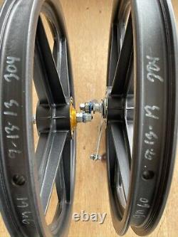 Rare One Off Skyway Graphite Tuff Wheels With NOS Suntour Coaster Old School BMX