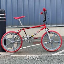 Redline 1988 RL-20b Custom Old School BMX Bike Red / Grey