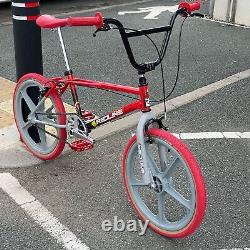 Redline 1988 RL-20b Custom Old School BMX Bike Red / Grey