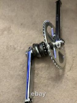 Redline 401 Flight Cranks Full Wrap Old School BMX- OG Chrome Stunning 80s Rad