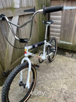 Redline Series 3/ 500a old school BMX. Powder coated in white