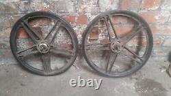 Redstone mag wheel set front and rear old school bmx haro gt torker Hutch #1