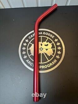 Renthal Layback Seat Post In Red Old School BMX